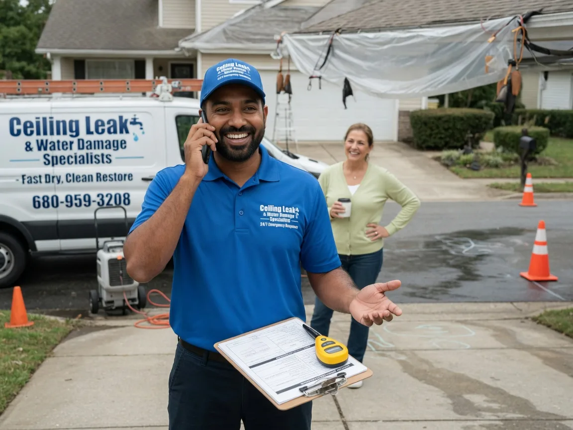 Ceiling Leak Cleanup Olathe, CO FAQs